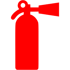 Rescue Fire & Safety Extinguisher Icon